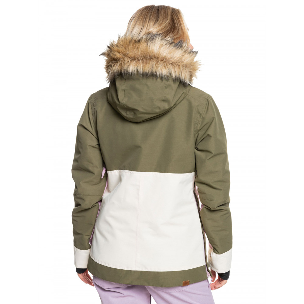 Womens Shelter Half-Zip Snow Jacket ERJTJ03327 Roxy