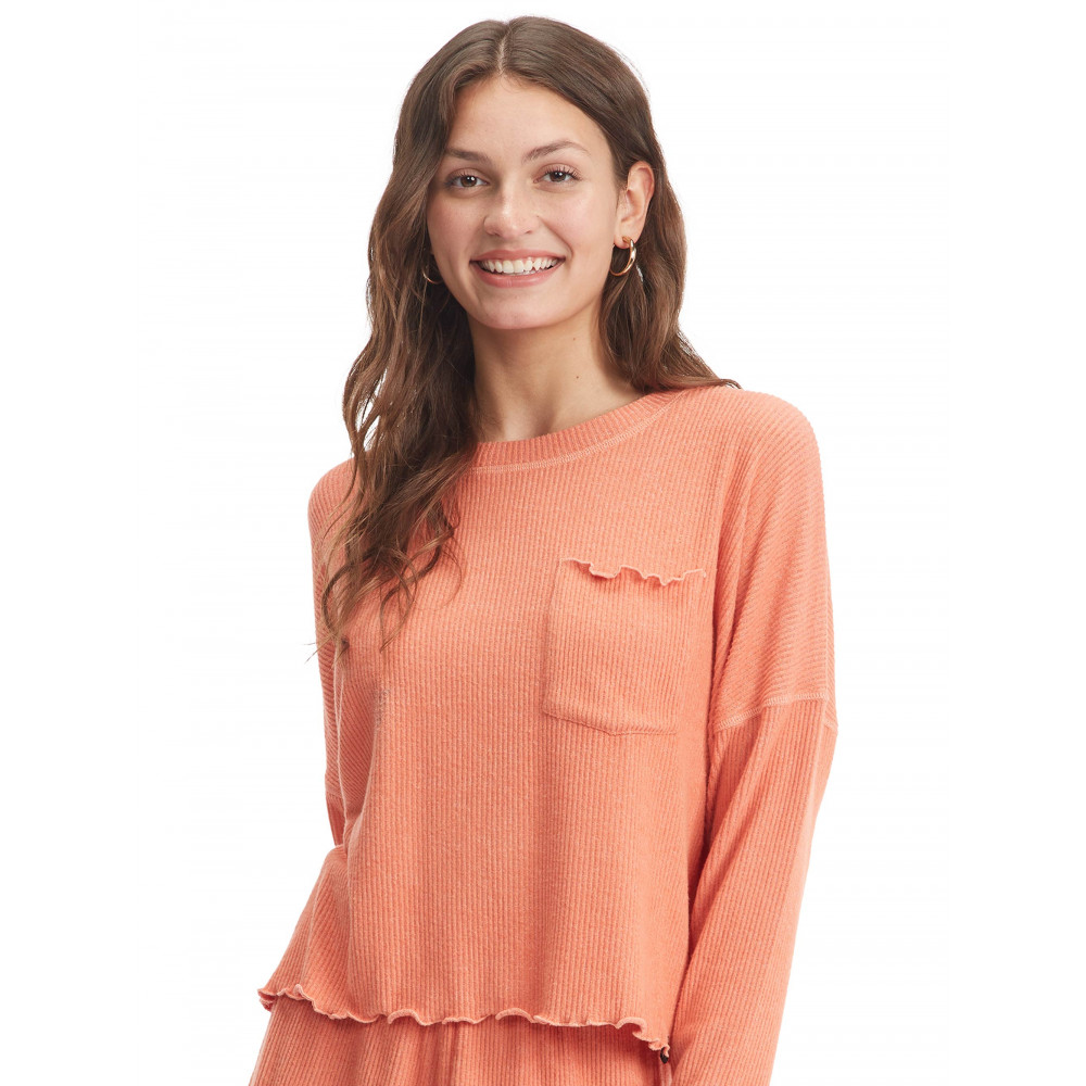 Womens Cozy Day Long Sleeve Top