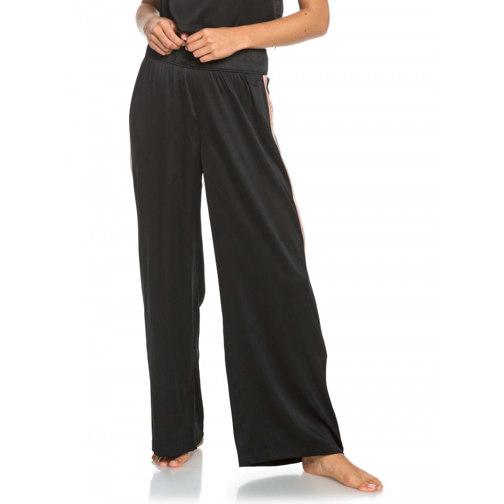 Womens Want It All Wide Leg Satin Pant
