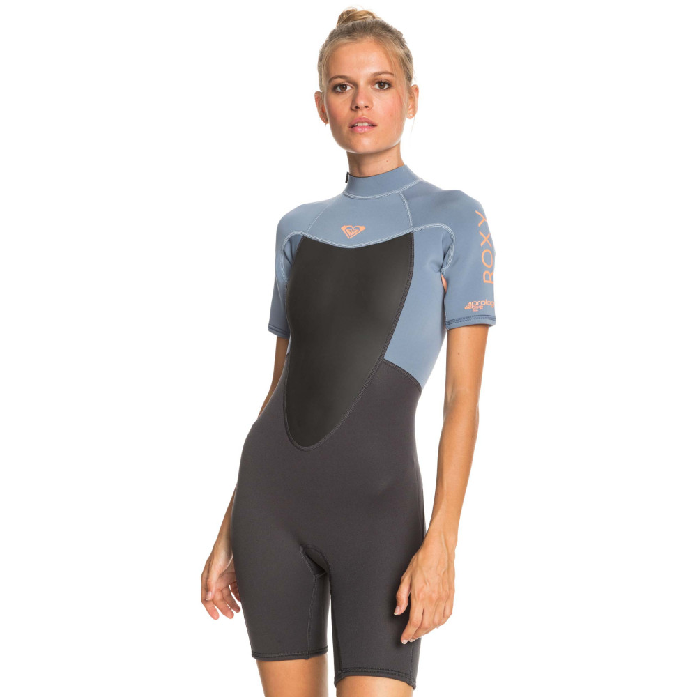 Womens 2/2mm Prologue Back Zip Short Sleeve Springsuit Wetsuit