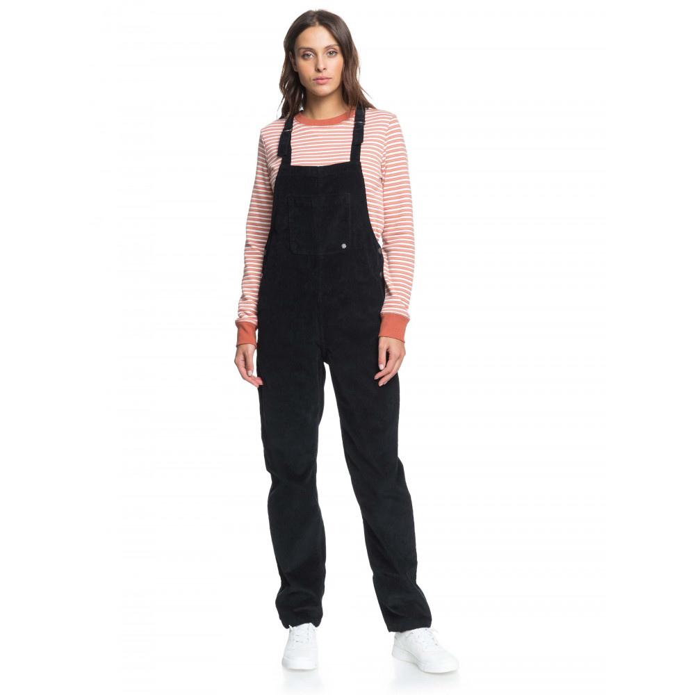 Womens Past Or Present Corduroy Dungaree