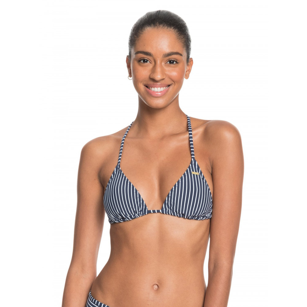 Womens Printed Beach Classic Separate Tiki Tri Bikini Top