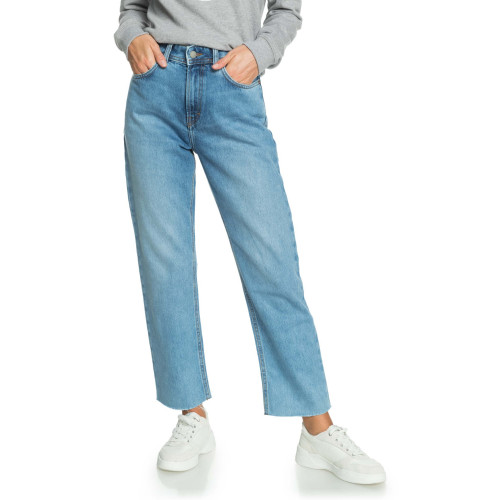 Womens Vertical Rhythm Straight Fit Jeans