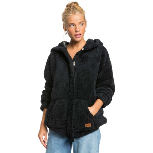 Womens Light Of The Night Hooded Sherpa Jacket