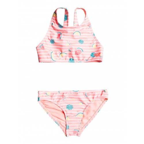 Girls 2-7 Fruity Stripes Bikini Set