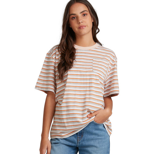 Womens Sun Child Stripe Oversized T-Shirt