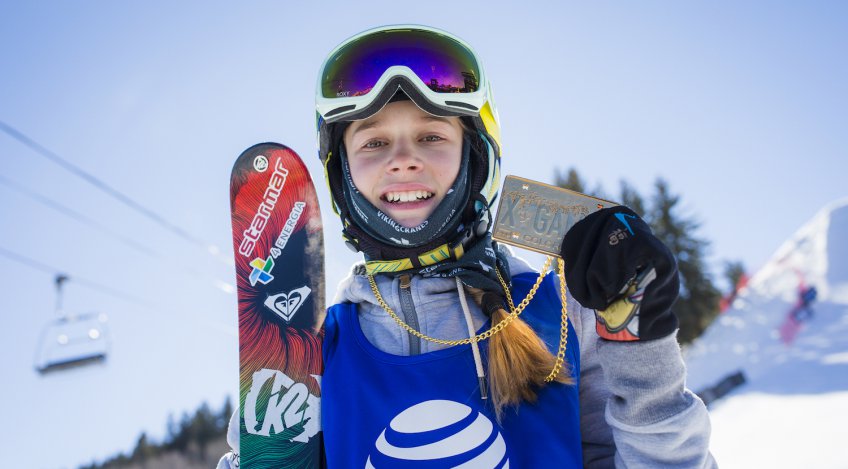 Congratulations Kelly! Youngest ever female Winter X Games gold medalist